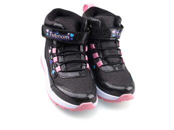 Tutinom 138 Patik Bot - Siyah/Pembe - Tutinom