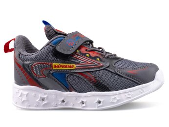 Twingers 2414 Patik Anrk Işıklı - Füme/Kırmızı - 1