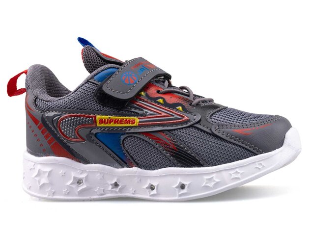 Twingers 2414 Patik Anrk Işıklı - Füme/Kırmızı - 1