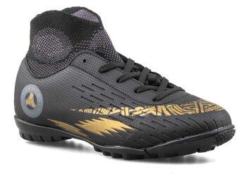 Twingo 142 Merdane Halısaha Çoraplı - Siyah/Altın - Twingo