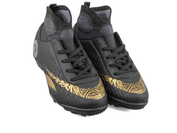 Twingo 142 Merdane Halısaha Çoraplı - Siyah/Altın - Twingo