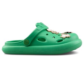 Twingo 202 Filet Terlik Taşlı (POŞETLİ) - Çimen Yeşili - Twingo