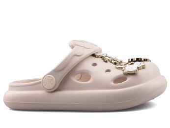 Twingo 202 Patik Terlik Taşlı (POŞETLİ) - Ekru - Twingo