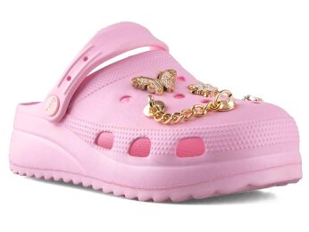 Twingo 205 Zenne Terlik Taşlı - Pembe - Twingo