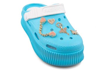 Twingo 312 Zenne Taşlı Terlik - Bebe Mavisi - Twingo