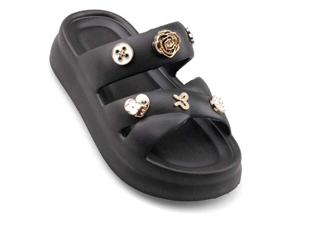 Twingo 510 Zenne Terlik Taşlı - Siyah - 2