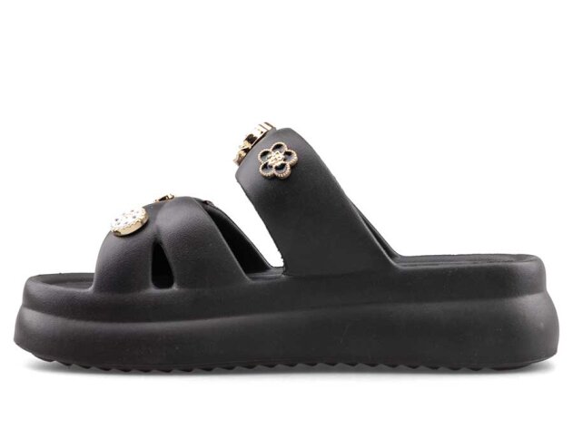 Twingo 510 Zenne Terlik Taşlı - Siyah - 3