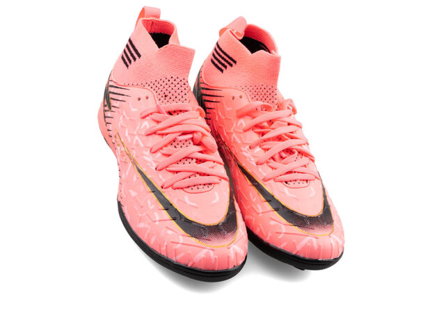 Twingo 595 Garson Halısaha Çoraplı - Pembe/Siyah - 2