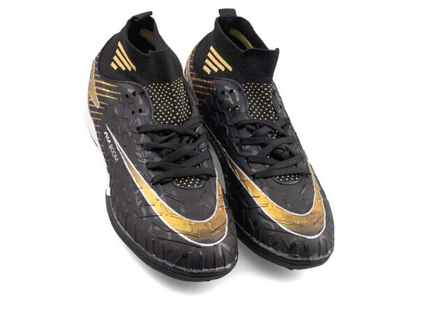 Twingo 595 Garson Halısaha Çoraplı - Siyah/Altın - 2