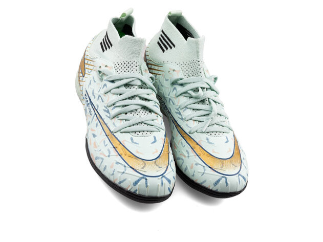 Twingo 595 Garson Halısaha Çoraplı - Su Yeşil/Somon - 2