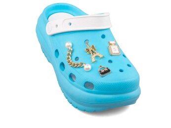 Twingo 602 Zenne Taşlı Terlik - Bebe Mavisi - Twingo