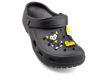 Twingo 606 Filet Terlik Emojili - Siyah (POŞETLİ) - 2