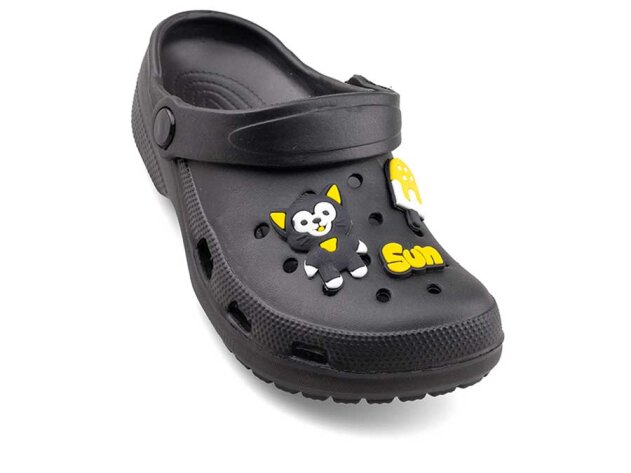 Twingo 606 Patik Terlik Emojili - Siyah (POŞETLİ) - 2