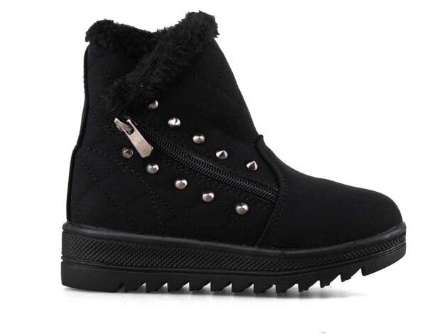 Twingo 6411 Filet Bot Kürklü - Siyah/Siyah - 5