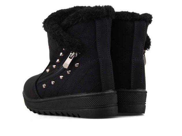 Twingo 6411 Filet Bot Kürklü - Siyah/Siyah - 7