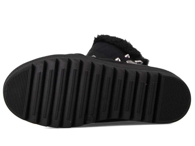 Twingo 6411 Patik Fermuarlı Kürklü Bot - Siyah/Siyah - 8