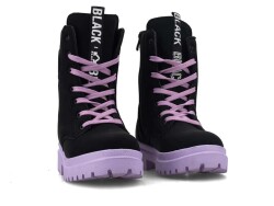 Twingo 7255 Filet Bot - Siyah/Zümrüt/Lila - 2