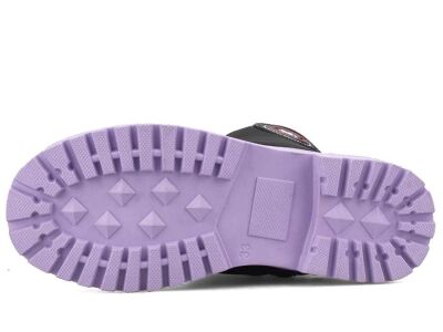 Twingo 7255 Filet Bot - Siyah/Zümrüt/Lila - 4