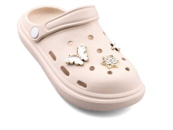 Twingo 755 Filet Terlik Taşlı - Ekru - 2