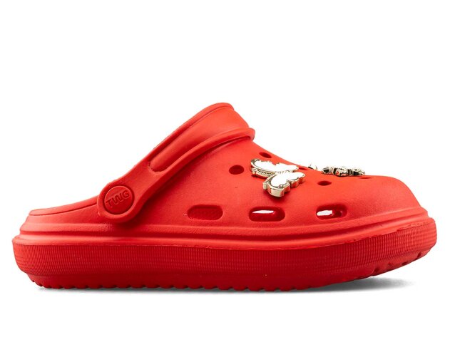 Twingo 755 Filet Terlik Taşlı - Kırmızı - 1