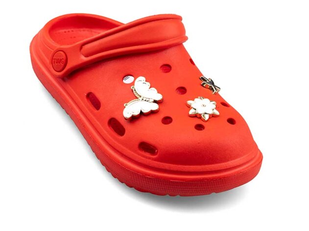 Twingo 755 Filet Terlik Taşlı - Kırmızı - 2