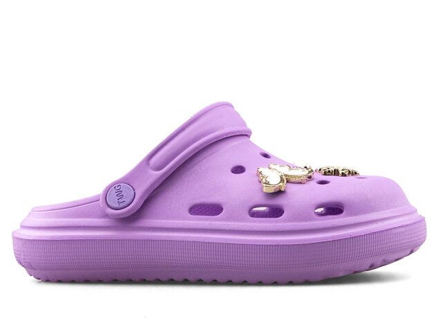 Twingo 755 Filet Terlik Taşlı - Lila - 1