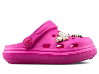 Twingo 755 Patik Terlik Taşlı - Fuşya - Twingo