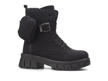 Twingo 7640 Zenne Bot Çantalı - Siyah/Zümrüt - 5