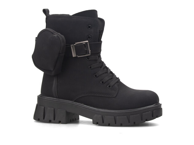 Twingo 7640 Zenne Bot Çantalı - Siyah/Zümrüt - 5