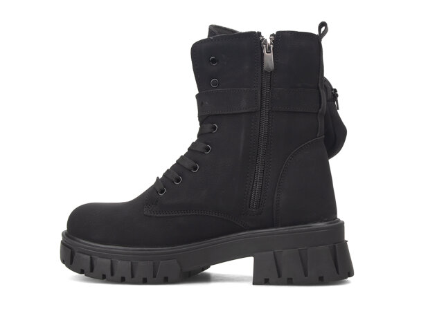 Twingo 7640 Zenne Bot Çantalı - Siyah/Zümrüt - 7