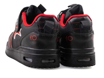 Valent 0036V Patik Işıklı Cilt - Siyah/Kırmızı - 3