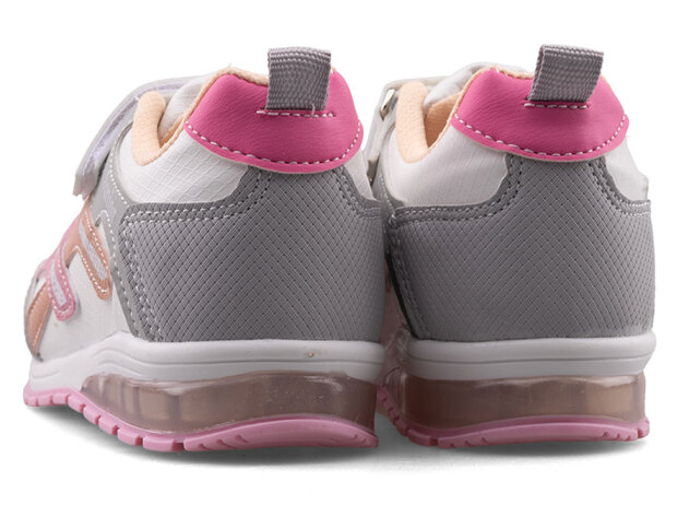 Volter 117 Patik Cilt Işıklı - Beyaz/Pembe - 3