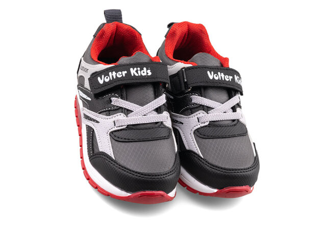 Volter 117 Patik Cilt Işıklı - Siyah/Kırmızı - 2