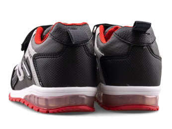 Volter 117 Patik Cilt Işıklı - Siyah/Kırmızı - 3