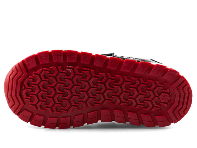 Volter 117 Patik Cilt Işıklı - Siyah/Kırmızı - 4