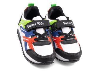 Volter 117 Patik Cilt Işıklı - Siyah/Yeşil/Beyaz - Volter