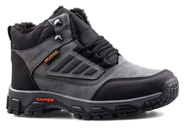 Wanderfull 3022 Garson Bot - Füme/Siyah/Oranj - 1