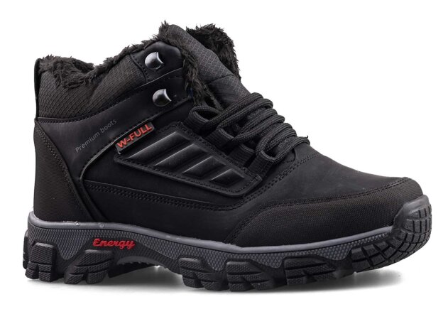 Wanderfull 3022 Garson Bot - Siyah/Kırmızı - 1