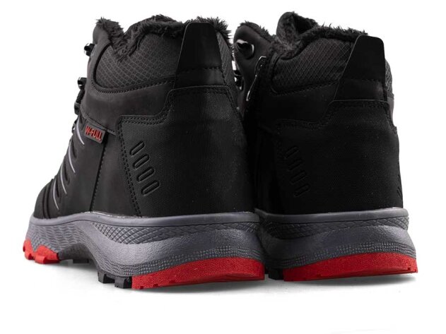 Wanderfull 3024 Merdane Bot - Siyah/Füme/Kırmızı - 3