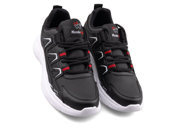 Wanderfull 4281 Garson Cilt - Siyah/Beyaz/Kırmızı - 2