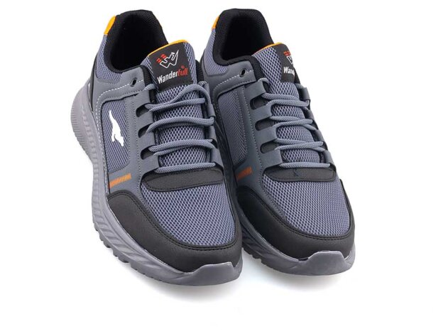 Wanderfull 4288 Merdane Anrk - Füme/Siyah/Oranj - 2