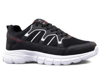 Wanderfull 4337 Merdane Anrk - Siyah/Beyaz/Kırmızı - Wanderfull