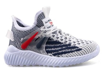 Waves 010 Filet Triko - Beyaz/Laci/Kırmızı - Waves 