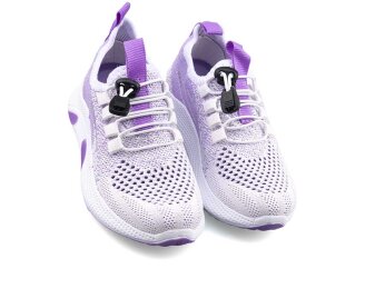 Waves 128 Patik Triko - Beyaz/Lila - Waves