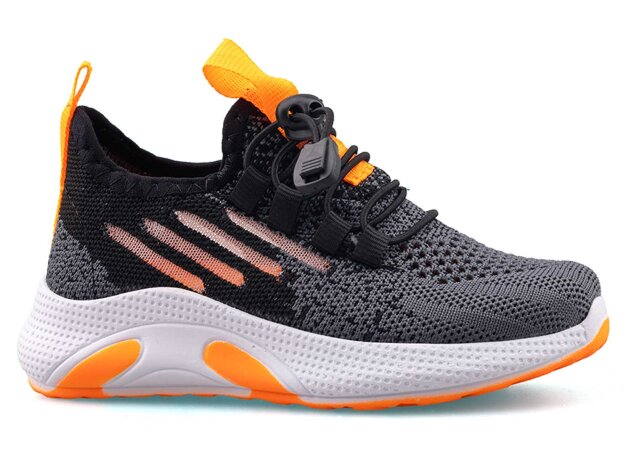 Waves 128 Patik Triko - Füme/Oranj - 1