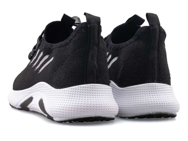 Waves 128 Patik Triko - Siyah/Beyaz - 3