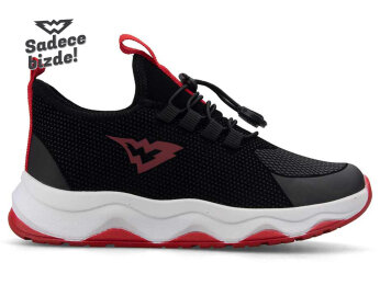 Waves 130 Patik Cilt Su İtici - Siyah/Kırmızı - Waves 