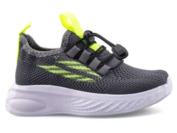 Waves 145 Patik Triko - Füme/Sarı - Waves 