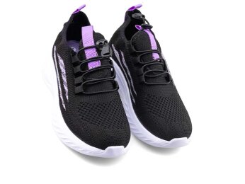 Waves 145 Patik Triko - Siyah/Lila - waves