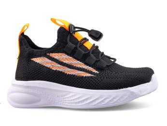 Waves 145 Patik Triko - Siyah/Oranj - Waves 